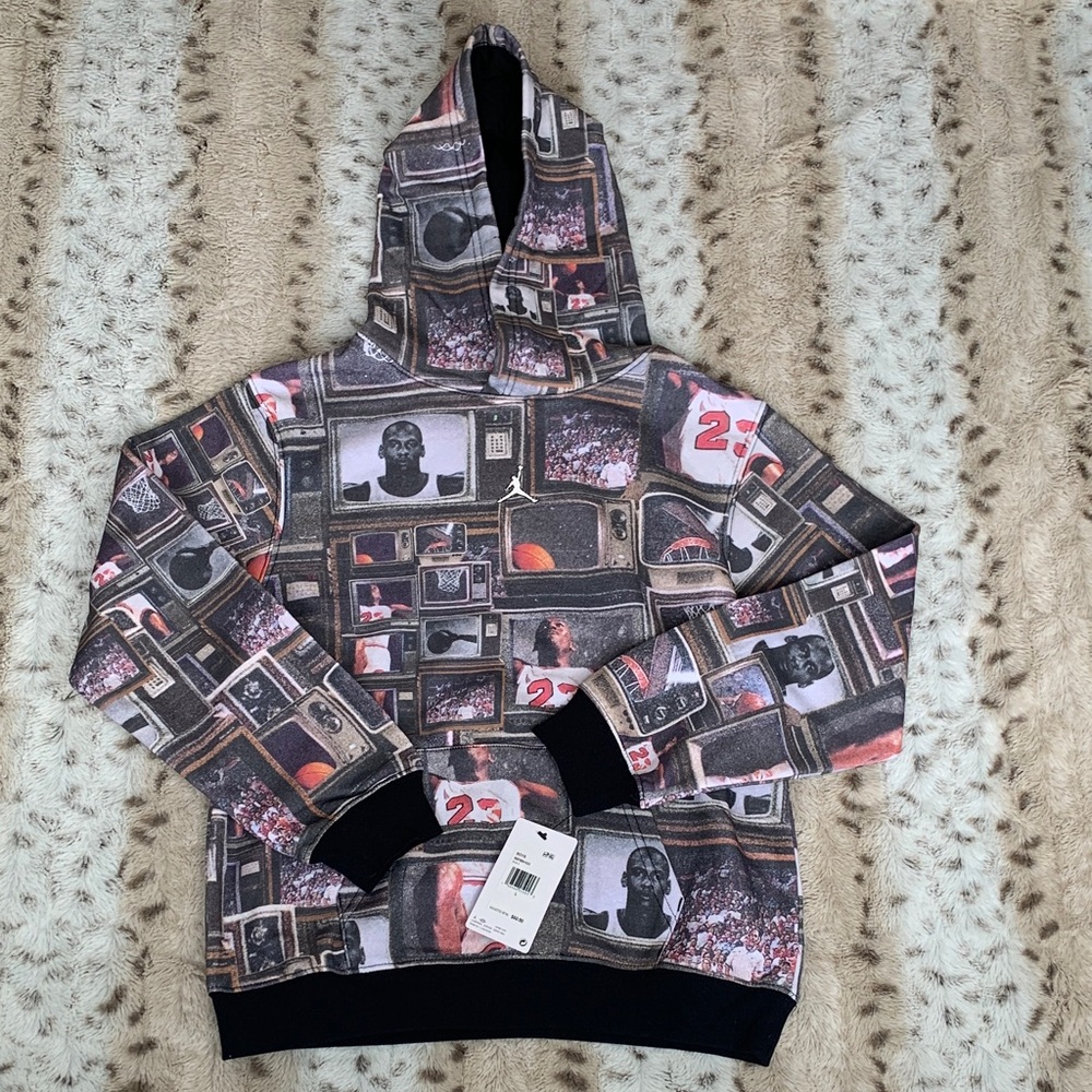 Jordan Multicolor Graphic Hoodie NWT